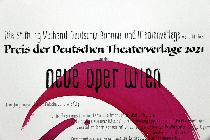 Preis der Deutschen Theaterverlage 2021