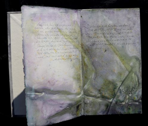 Eco dyed artistbook