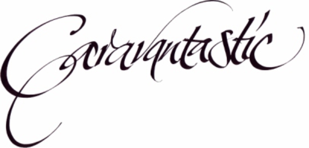 Schriftzug kalligraphisch