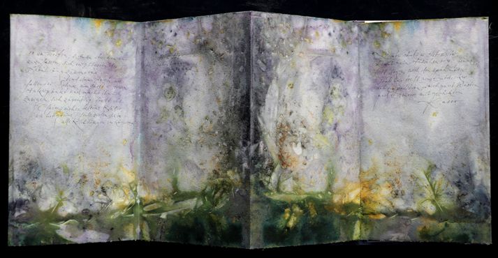Eco dyed artistbook